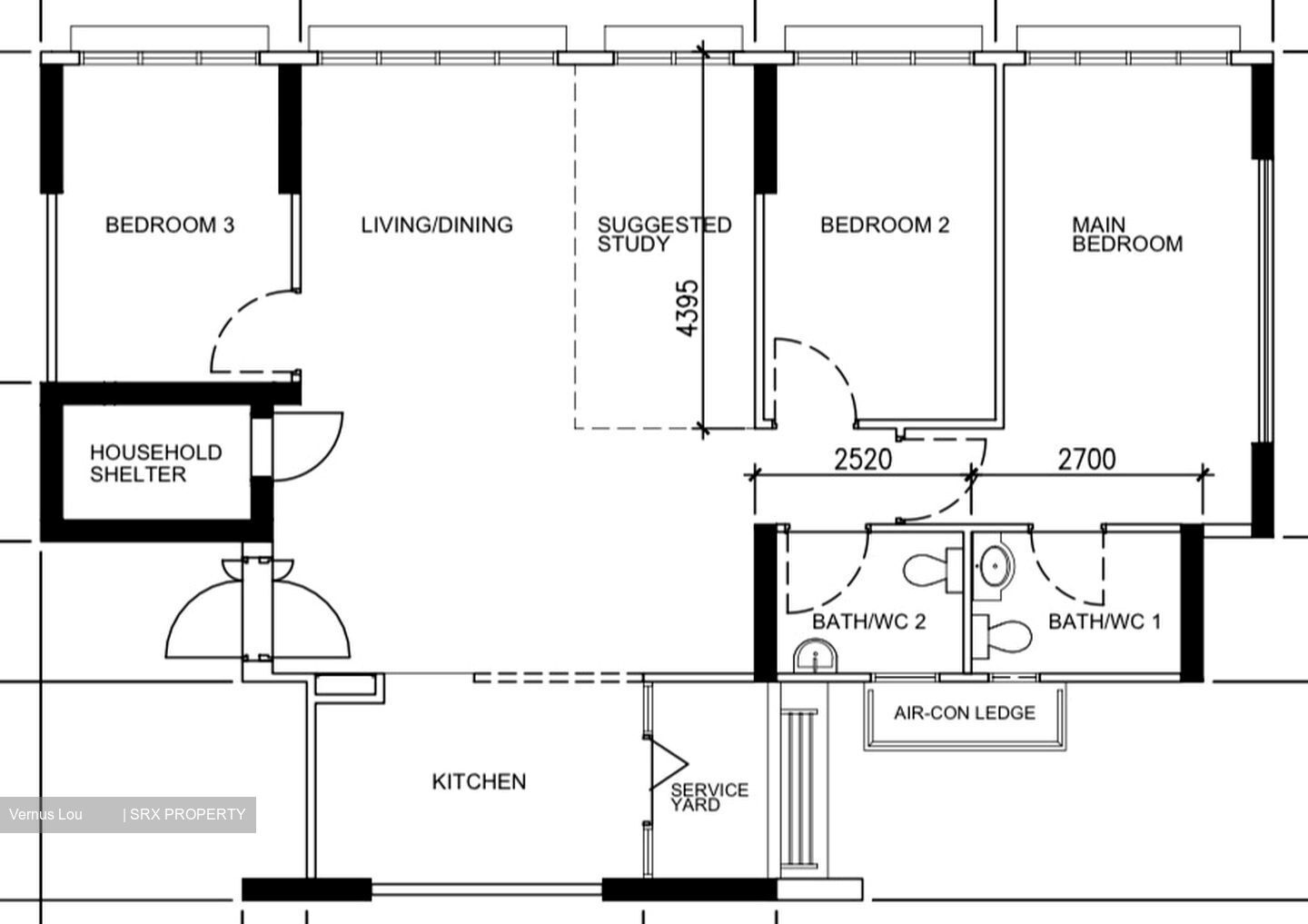 Blk 442C Bukit Batok West Avenue 8 (Bukit Batok), HDB 3 Rooms #399120061